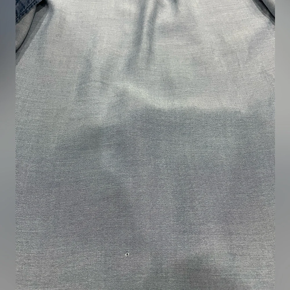 Michael Kors Blue Button Down Shirt with Bow